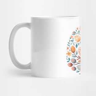 Scandinavian Folk Art Tree Mug